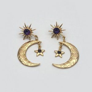 Star & Moon Earrings